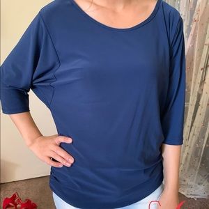 Navy blue blouse